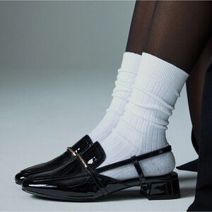 Steve Madden calibri black patent loafer size 7.5